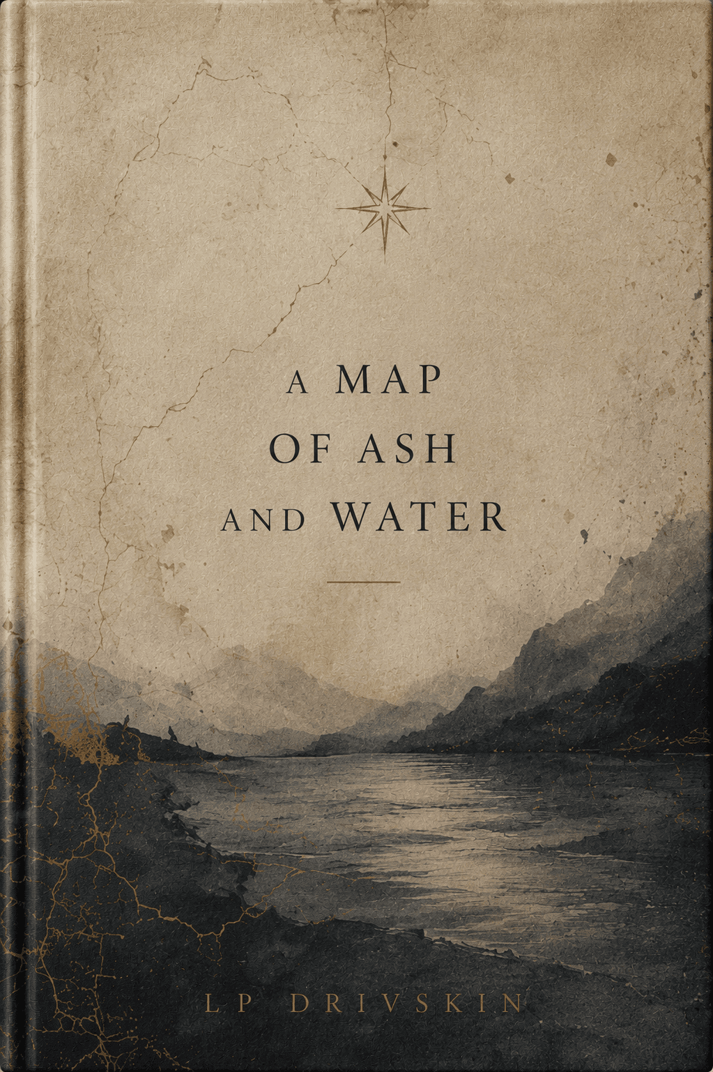 Cover of A Map of Ash and Water by L.P. Drivskin